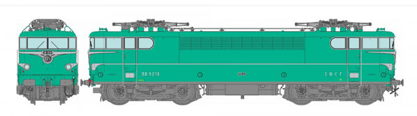 REE MB-203 - SNCF Ellok BB 9218 grün Ep.4, Depot "Bordeaux"