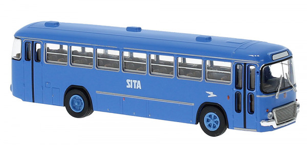 Brekina 96187 - Fiat 306/3 Interurbano, blau, 1972, SITA, 1:87