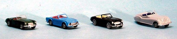 Wiking 099071- Set "Britische Roadster"