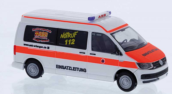 Rietze 53779 - Volkswagen T6 ASB RV Erlangen-Höchstadt