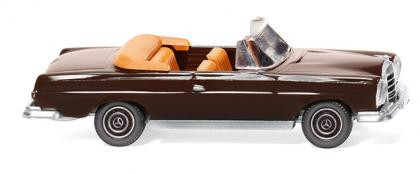 Wiking 015302 - Mercedes 280 SE Cabrio schokoladenbraun