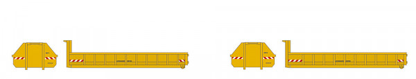 Herpa 962421 - 2 Abrollm.fla. Leonhard Weiss