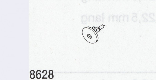 Weinert 8628 - Mittelpufferkupplung, rund