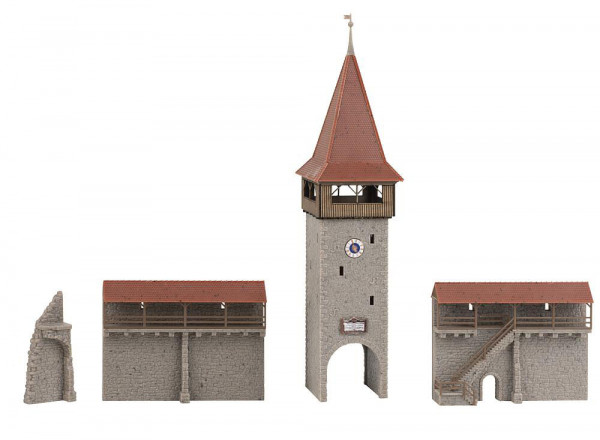 Faller 232171 - Altstadtturm mit Mauer