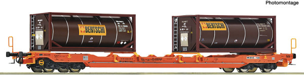 Roco 6600452 - WASCOSA Taschenwagen T5 Wascosa + Bertschi E6