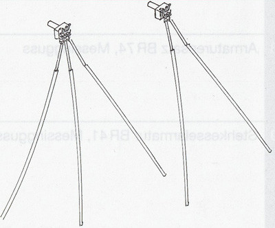 Weinert 8185 - Paar Sandfallrohre BR 44 (2)