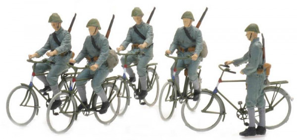 Artitec 5870006 - NL fietsende soldaten 1940 (5x)