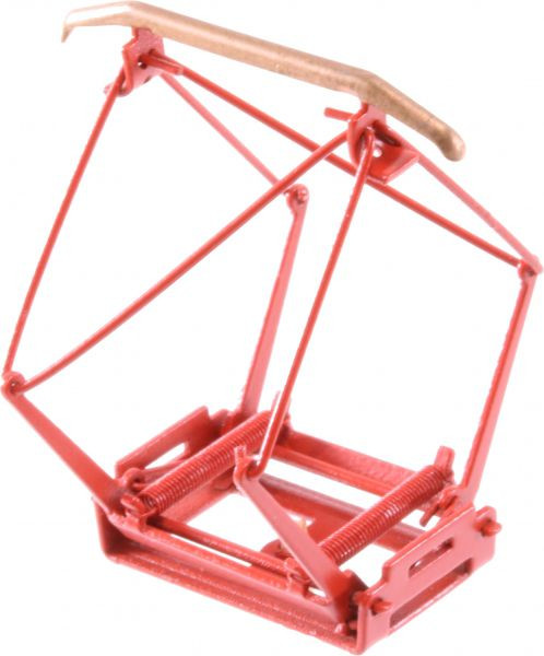 Sommerfeldt 662 - Altbau Scherenstromabnehmer SBS 39 (Paar) lackiert in RAL 3000, rot