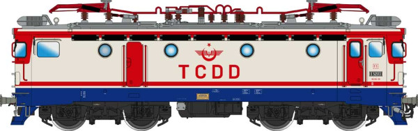 Albert Modell 040007 - TCDD Ellok Reihe Koncar Class E52 weiß/rot Ep.6