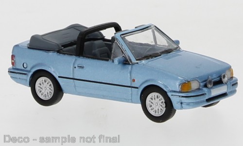 PCX870158 - Ford Escort IV Cabriolet metallic hellblau, 1986,