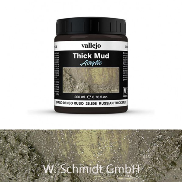 Vallejo 726808 - Weathering Schlamm, Russland, 200 ml