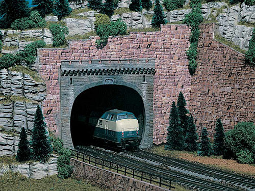 Vollmer 47812 - Tunnelportal 2-gleisig, max. Durchfahrtshöhe 47 mm