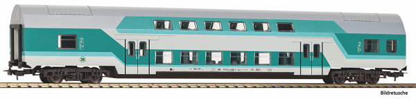 Piko 53116 - DR Doppelstock-Sitzwagen 2. Klasse DBuz747.3 mintgrün Ep.4