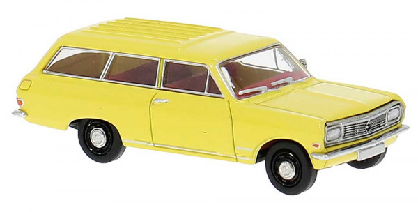 Brekina 20475 - Opel Rekord B CarAVan in hellgelb