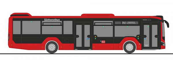Rietze 75424 - MAN Lion´s City 12´18 Südwestbus