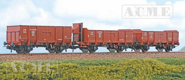 ACME 45185 - FS Güterwagen-Set der FS, 3-teilig E3