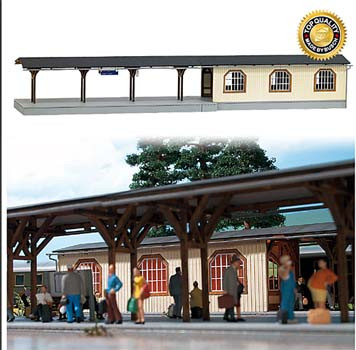 Busch 1467 - Bahnsteig/Unterführung Größe des Bahnsteiges ca. 198 mm x 64 mm, 60 mm hoch Größe der U
