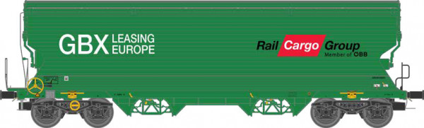 NME 527602 - DB AG Getreidewagen Tagnpps 95m³ "GBX - RCA", grün Ep.6