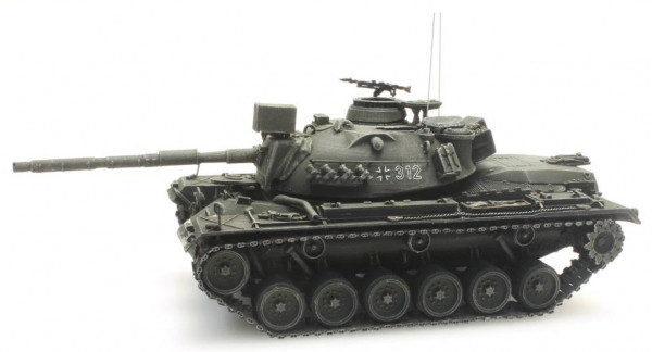 Artitec 6870058 - BRD M48 A2 G A2 Gelboliv Bundeswehr Militär Fertigmodell aus Resin, lackiert