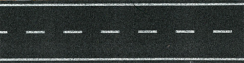 Heki 6562 - Fahrbahndecke Asphalt N zweispurig 100 x 4 cm Heki Straßenprogramm