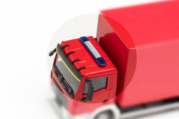Herpa 055413 - Zubehör Warnlichtbalken Hänsch DBS 5000 LKW, blautransparent, 12 Stück