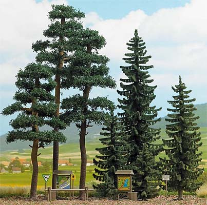 Busch 6393 - Fichten- & Kiefernwald Platzvedarf ca. 160 x 160 mm (variabel)