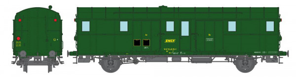 REE VB-319 - SNCF Gepäckwagen OCEM32 grün301 Ep.4, Region Süd-Ost, 3 Schlusslichter