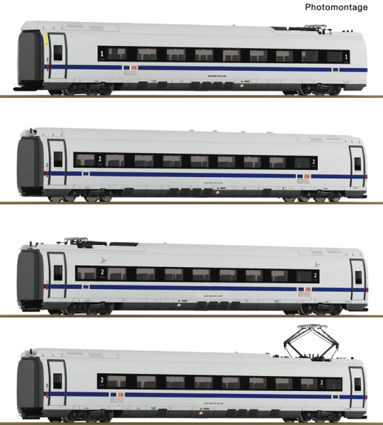 Roco 7700028 - DB-AG Ergänzung ICE3neo 4-tlg. DB AG "Europa" DC E6