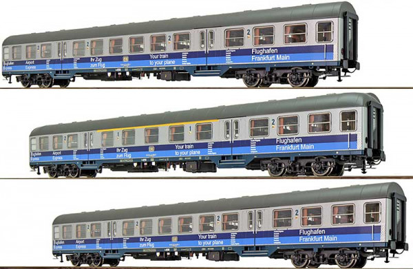 ESU 36476-3 - DB Set 3-teilig Silberlinge "Ihr Zug zum Flug" 36476,36479,36480 zusammen