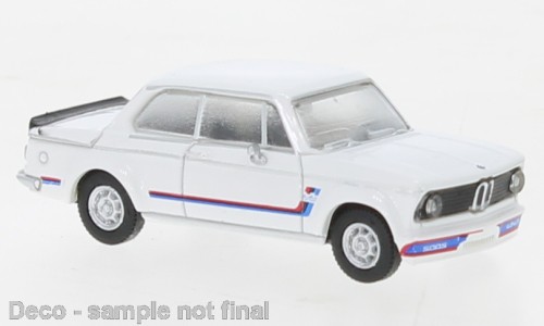 PCX870440 - BMW 2002 turbo weiss, Dekor, 1973,