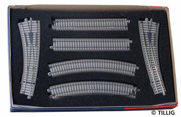 Tillig 01835 - Set Gleiserweiterung "Parallelkreis Teil 2"