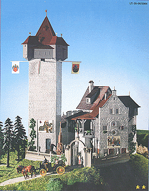 Kibri 39001 - Schloß "Grafeneck" 22,5x19,5x28,5 cm
