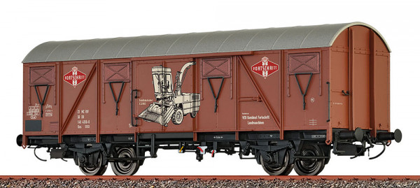 Brawa 51352 - DR gedeckter Güterwagen Gos Ep.4, "Fortschritt"