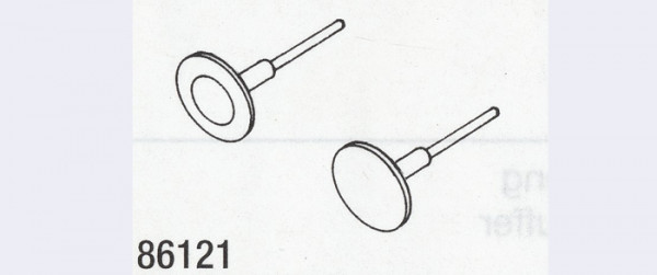 Weinert 86121 - Puffertell.f.Länderbahn. 5.2mm