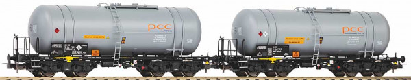 Piko 58283 - PKP Set 2-teilig Kesselwagen 406Rb Ep.6, "PCC"