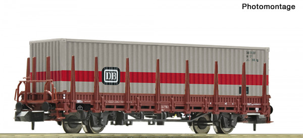 Fleischmann 6660161 - DB Schwenkrungenwagen + Container DB E4
