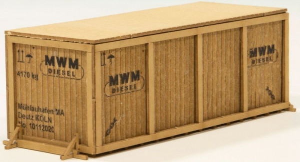 Joswood 40197 - große Kiste mit Rahmen MWM 1