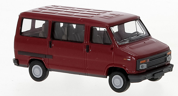Brekina 34907 - Citroen C25 Bus dunkelrot, 1982,