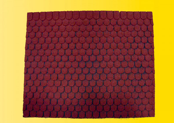 Vollmer 48730 - Dachplatte Biberschwanz, L 26 x B 17 cm