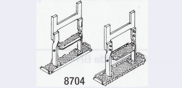 Weinert 8704 - Führerhaustritte BR 64 u. a.