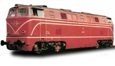 Jägerndorfer JC20220 - ÖBB Diesellok Reihe 2020.01 blutorange Ep.4, Rahmen blutorange