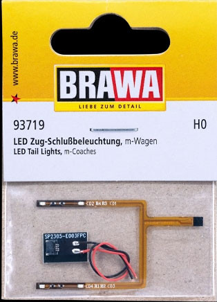 Brawa 93719 - LED Zug-Schlußbeleuchtung m-Wagen