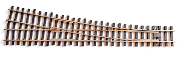 Bemo 9122000 - 0m Rechtsweiche 1:5,5 (10,3°), R1200, L371,7