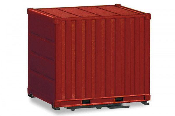 Herpa 053594-004 - 2x 10ft Container, rot