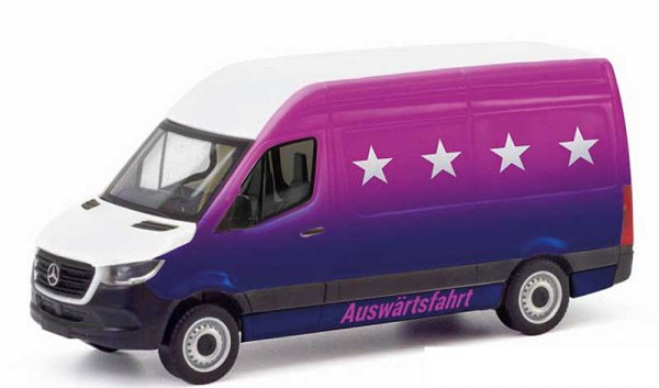 Herpa 958004 - Mercedes-Benz Sprinter 18 Kasten „Auswärtsfahrt“ 75 Jahre Herpa