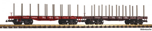 Piko 38797 - USA Set 2-teilig Flachwagen der D&RGW mit Rungen