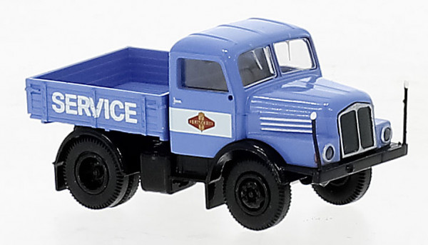 Brekina 71455 - IFA S 4000-1 blau, 1960, Fortschritt,