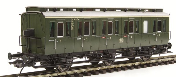 Lenz 41165-01 - DB Preuß. Abteilwagen 1.Klasse Bauart Pr21 2-achsig Ep.3