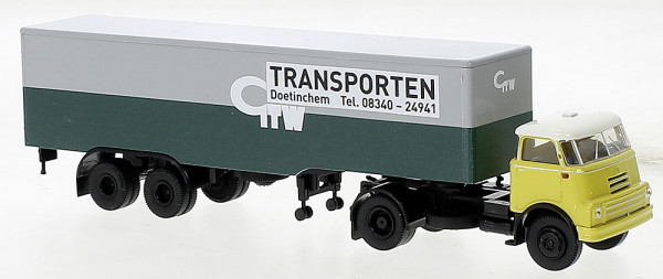Brekina 85235 - DAF DO 2000 Koffer-SZ 1957, Geldersche Tramwegen,