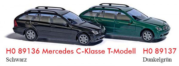 Busch 89136 - MB C-Klasse T schwarz